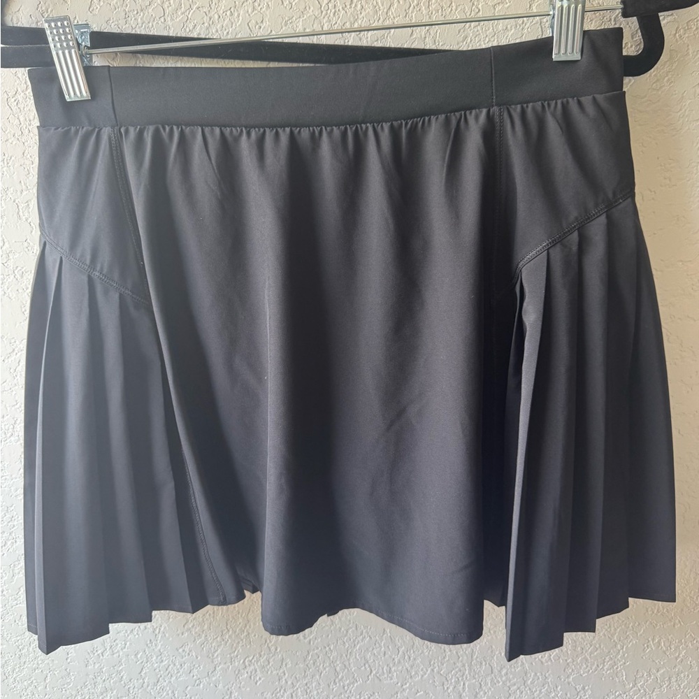 SPANX Black Skirt pleated